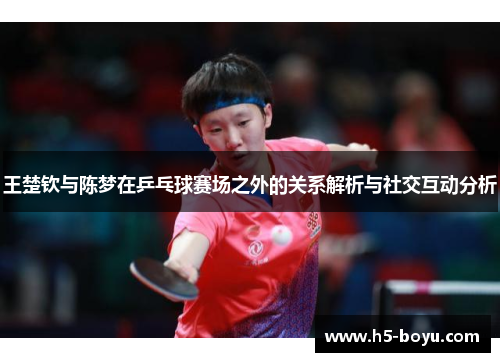 王楚钦与陈梦在乒乓球赛场之外的关系解析与社交互动分析